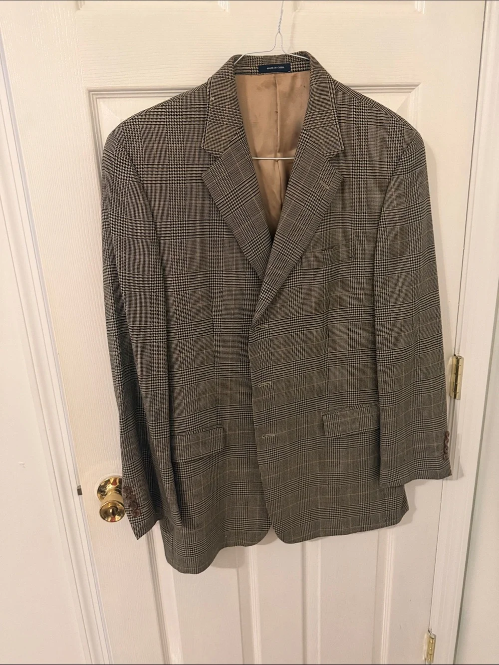Ralph Lauren Brown Glen Plaid Sport Coat